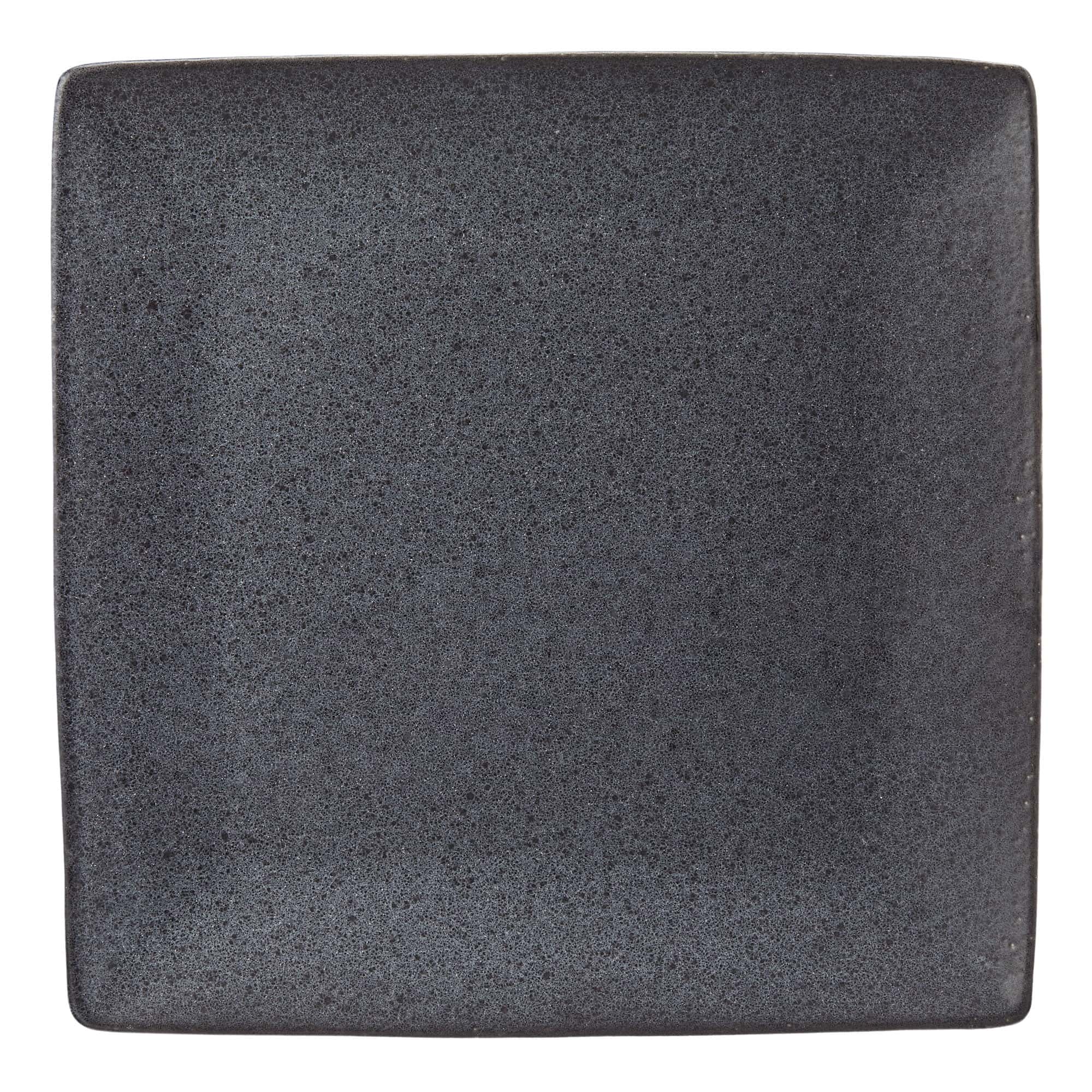 Better Homes & Gardens- Dark Gray Square Stoneware 16-Piece Dinnerware Set