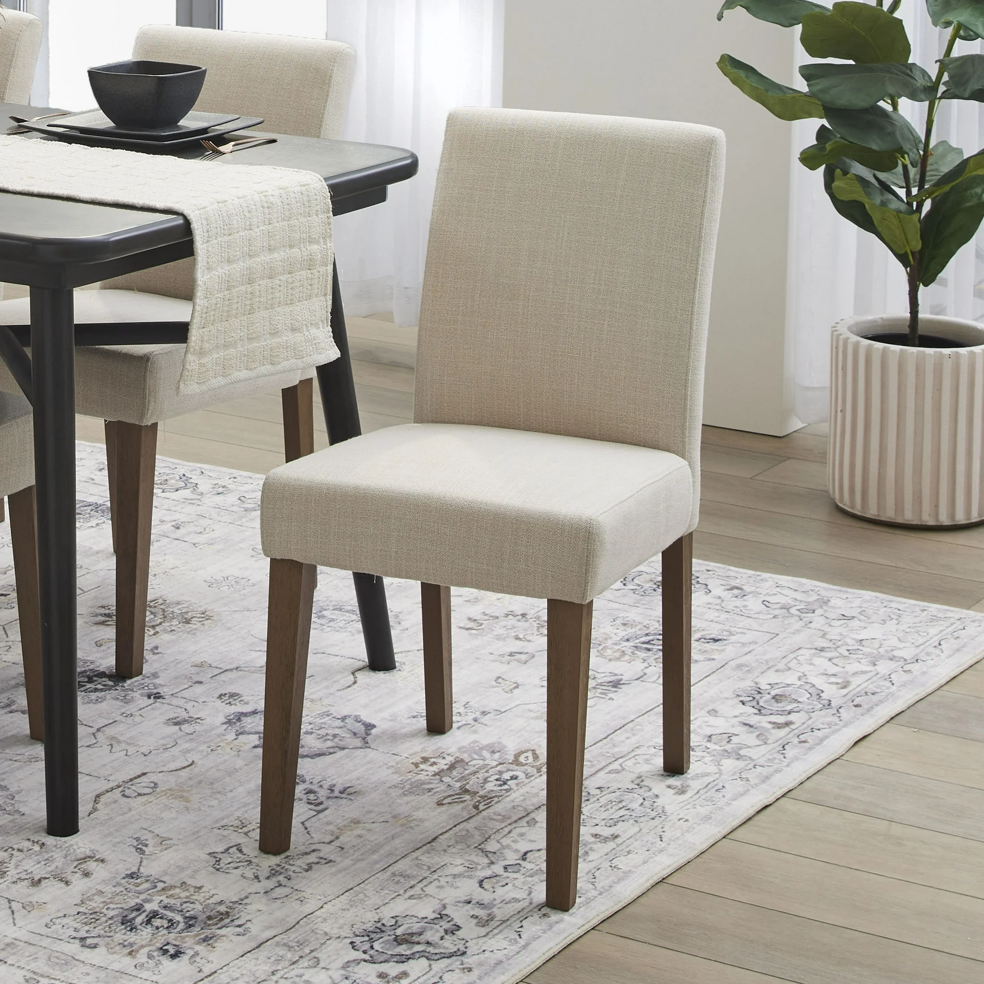 Better Homes & Gardens Canton Dining Chair, Tobacco Oak, 2 Pack