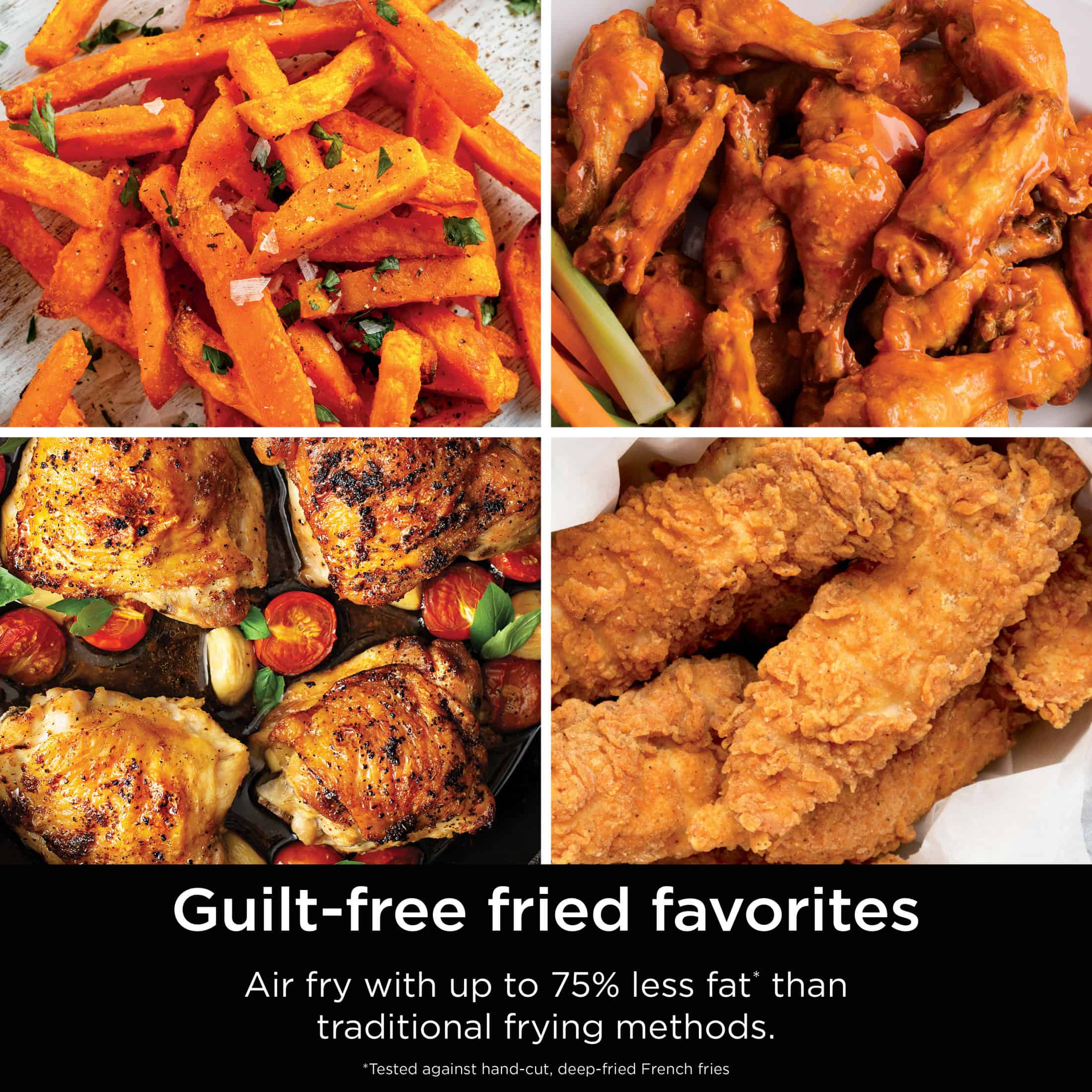 Ninja DoubleStack XL 10 QT, 4-in-1, 2-Basket Air Fryer, Space Saving Design, SL400