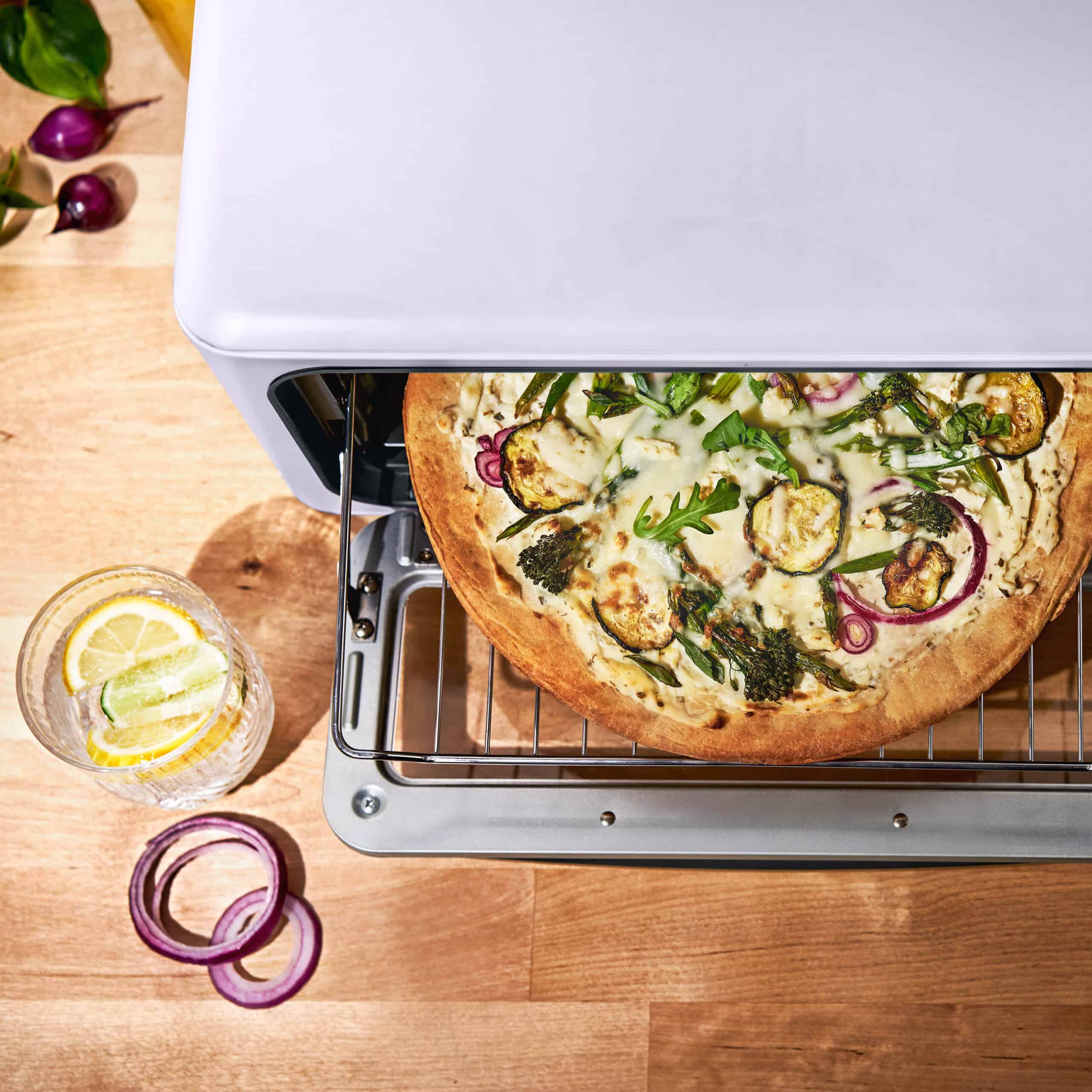 Beautiful Infrared Air Fry Toaster Oven, 9-Slice, 1800 W, Lavender by Drew Barrymore