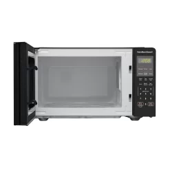 Hamilton Beach 0.9 Cu ft Countertop Microwave Oven, 900 Watts, Stainless Steel, New