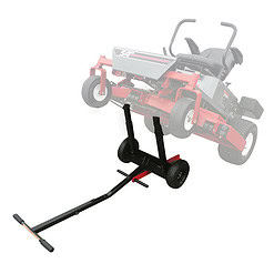 Ohio Steel Zero Turn Lawn Mower Tractor Lift for Maintenance, Black/Red