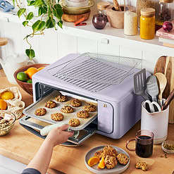 Beautiful Infrared Air Fry Toaster Oven, 9-Slice, 1800 W, Lavender by Drew Barrymore