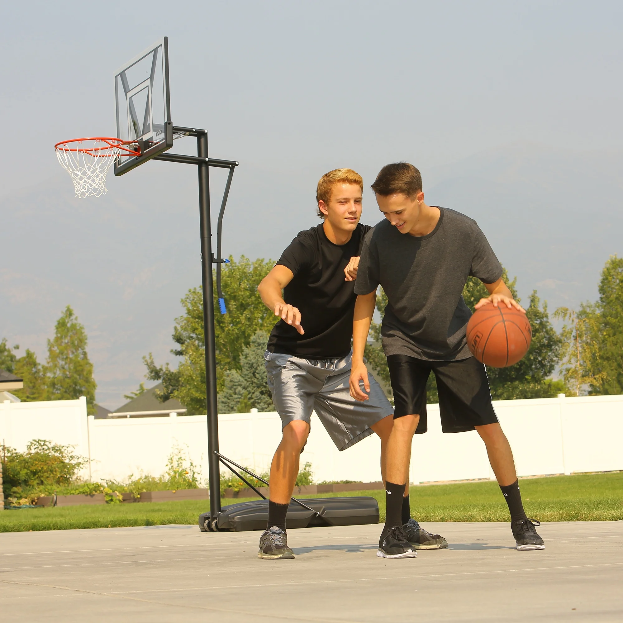 Lifetime New Adjustable Portable Basketball Hoop, 48 inch Polycarbonate (90585) - Image 13