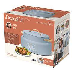 Beautiful 10 in 1 6 Qt Electric Multi-Cooker, Cornflower Blue by Drew Barrymore