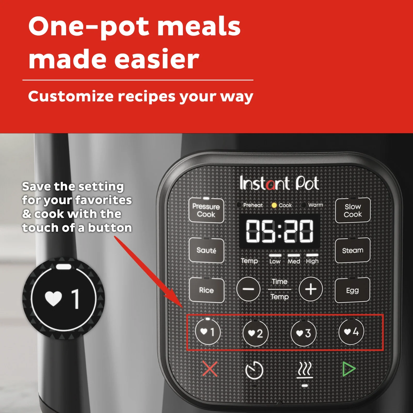 Instant Pot Chef Series 8 Qt Pressure Cooker and Multi-Cooker