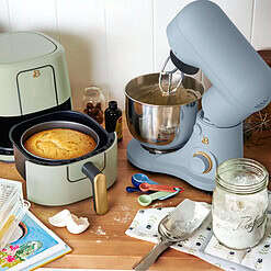 Beautiful 3.5 Qt Stand Mixer, Lightweight & Powerful with Tilt-Head, Cornflower Blue by Drew Barrymore
