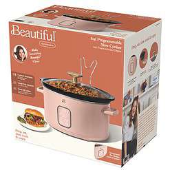 Beautiful 6 Qt Programmable Slow Cooker, Rose by Drew Barrymore