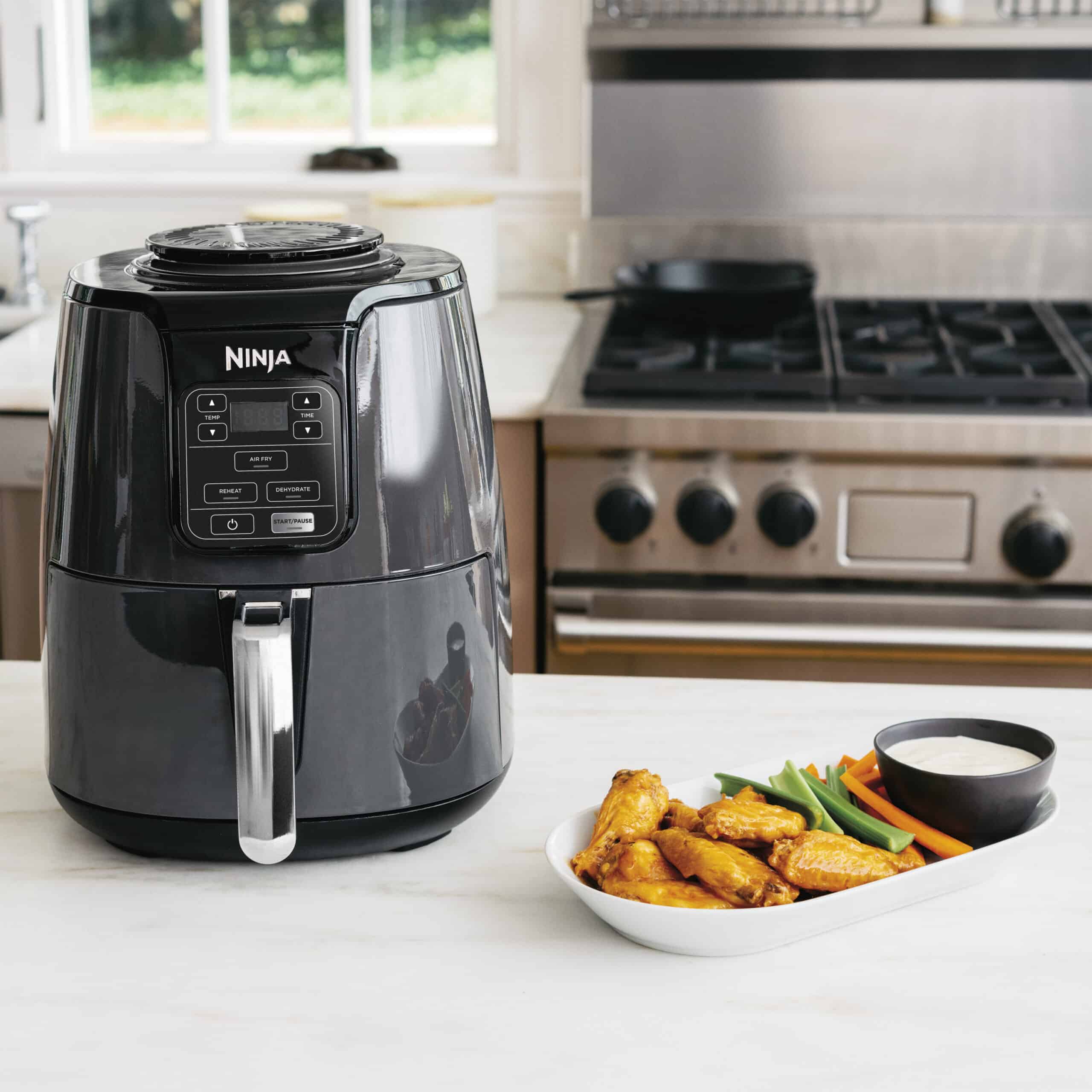Ninja AF100WM 4QT Air Fryer, Black