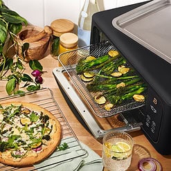Beautiful Infrared Air Fry Toaster Oven, 9-Slice, 1800 W, Black Sesame by Drew Barrymore
