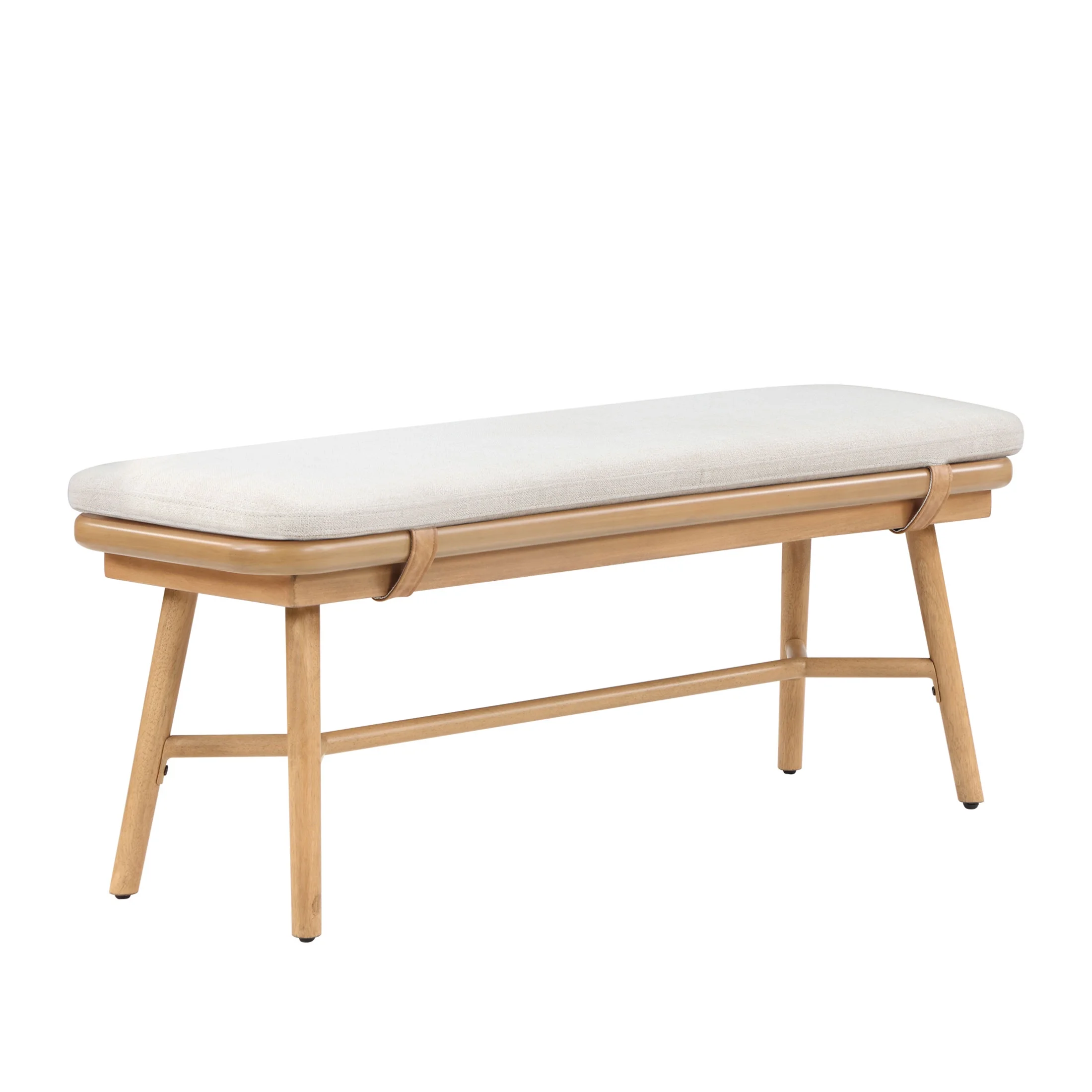 Better Homes & Gardens Springwood Dining Bench, Natural Finish