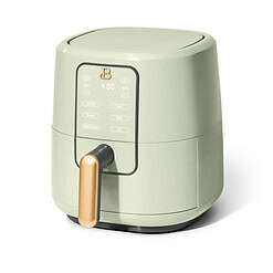 Beautiful 3 Qt Air Fryer with TurboCrisp Technology, Sage Green by Drew Barrymore