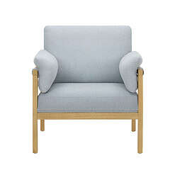 Beautiful Wrap Me Up Accent Chair With Removable Cushions by Drew, Cornflower Blue