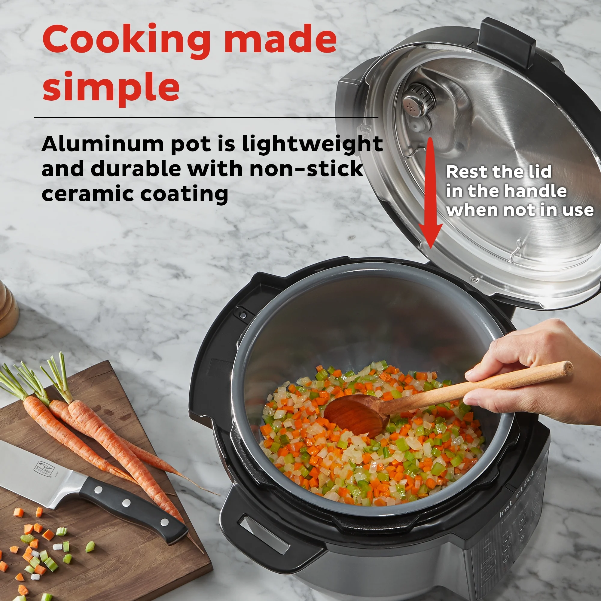 Instant Pot Chef Series 8 Qt Pressure Cooker and Multi-Cooker