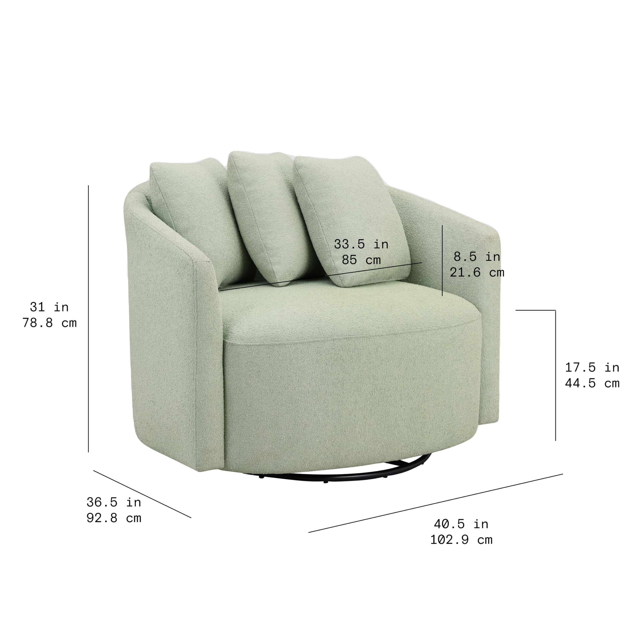 Beautiful Drew Chair by Drew Barrymore, Sage