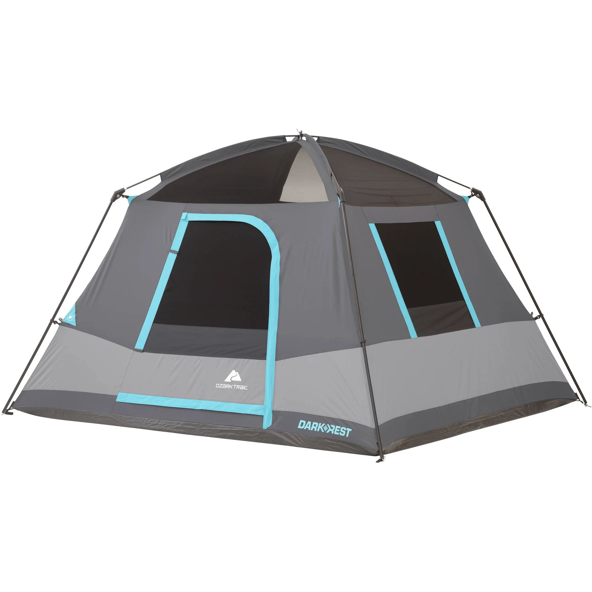 Ozark Trail 10' x 9' 6-Person Dark Rest Cabin Tent w/Skylight Ceiling Panels, 15.4 lbs - Image 3