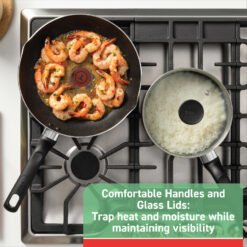 T-fal Easy Care, 20 Piece Non-Stick Pots and Pans Cookware Set, Grey