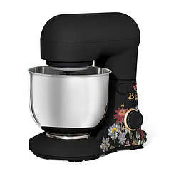 Beautiful 3.5 Qt Stand Mixer, Lightweight & Powerful with Tilt-Head, Wildflower by Drew Barrymore, Black