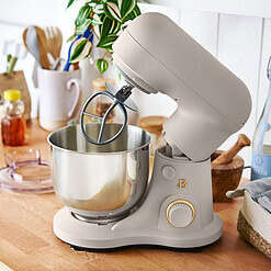 Beautiful 3.5 Qt Stand Mixer, Lightweight & Powerful with Tilt-Head, Porcini Taupe by Drew Barrymore