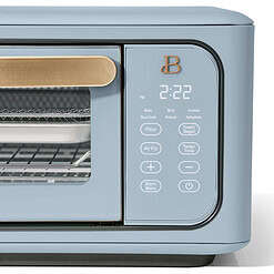 Beautiful Infrared Air Fry Toaster Oven, 9-Slice, 1800 W, Cornflower Blue by Drew Barrymore