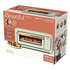 Beautiful Infrared Air Fry Toaster Oven, 9-Slice, 1800 W, Sage Green by Drew Barrymore