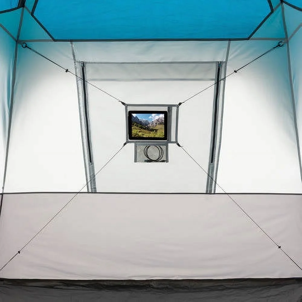 Ozark Trail 20' x 10' Instant Cabin Tent in Gray and Teal, Sleeps 12 - Image 6