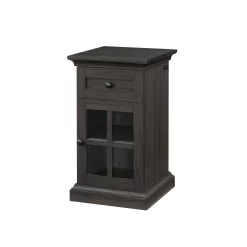Better Homes & Gardens Canton End Table with USB, Tobacco Oak Finish