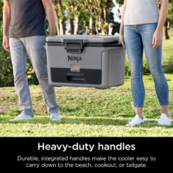 NINJA FrostVault 50- qt Hard Cooler with Dry Zone in Slate Gray