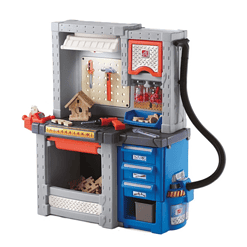 Step2 Deluxe Workshop Plastic Kid Tool Bench 50 piece Playset