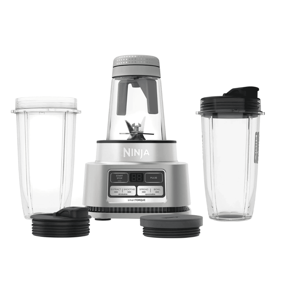 Ninja - Foodi Smoothie Bowl Maker and Nutrient Extractor 1200WP smartTORQUE 4 Auto-iQ Presets - Silver
