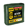 Core Tarps 16-ft x 20-ft Green Waterproof Commercial Polyethylene 20-mil Tarp