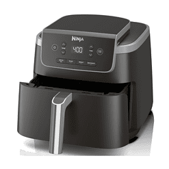 Ninja Air Fryer Pro 4-in-1 with 5 QT Capacity, Air Fry, Roast, Reheat, Dehydrate, Air Crisp Technology, Grey, AF141