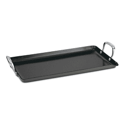 Cuisinart GG45-25 GreenGourmet Hard-Anodized Nonstick 10-Inch by 18-Inch Double-Burner Griddle, Black