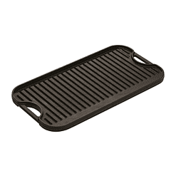 Lodge LPGI3 Cast Iron Reversible Grill/Griddle, 20-inch x 10.44-inch, Black