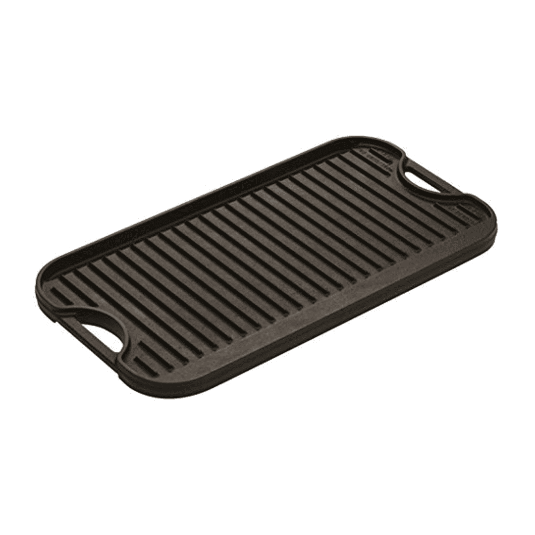 Lodge LPGI3 Cast Iron Reversible Grill/Griddle, 20-inch x 10.44-inch, Black