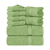 Utopia Towels 8-Piece Premium Towel Set, 2 Bath Towels, 2 Hand Towels, and 4 Wash Clothsm, Sage Green