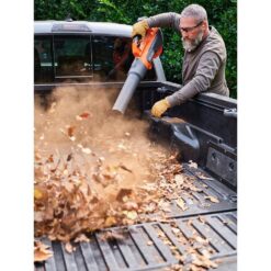 RIDGID R019001 18V Brushless 14 in. Cordless Battery String Trimmer and Leaf Blower 2-Tool Combo Kit with 4.0 Ah Battery and Charger