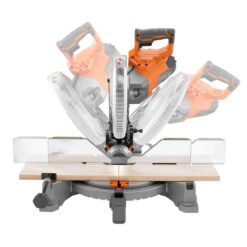 RIDGID R4113-RPM121 15 Amp Corded 10 in. Dual Bevel Miter Saw with LED Cutline Indicator and Black Fine Point Permanent Workshop Marker