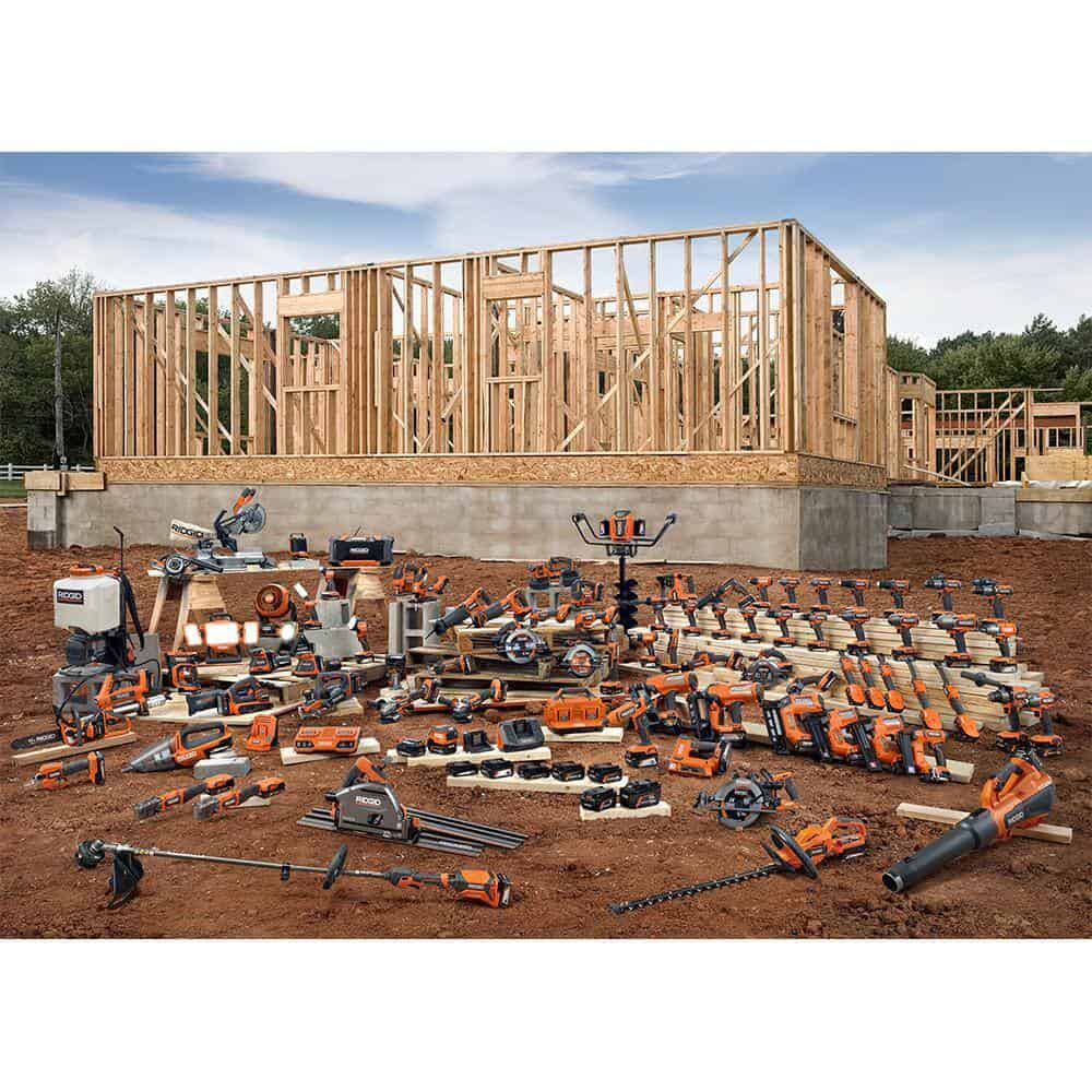 RIDGID R92721 18V Cordless 2-Tool Combo Kit with Drill/Driver, Impact Driver, (2) 2.0 Ah Batteries, and Charger