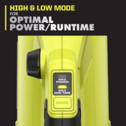RYOBI PBLLB01K ONE+ HP 18V Brushless Whisper Series 130 MPH 510 CFM Cordless Battery Leaf Blower with 6.0 Ah Battery and Charger