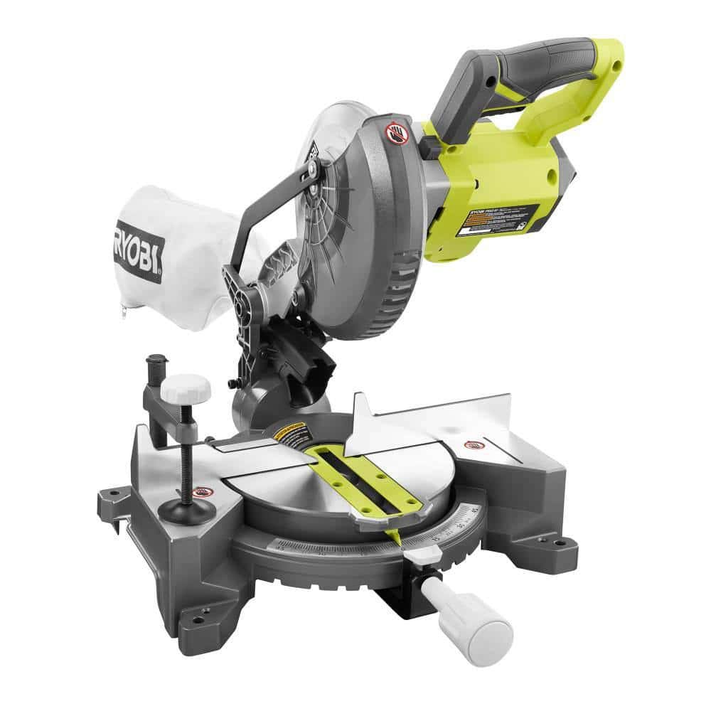 RYOBI P553KN 18V ONE+ Cordless 7-1/4 in. Compound Miter Saw with 4.0 Ah Lithium-Ion Battery and 18V Charger