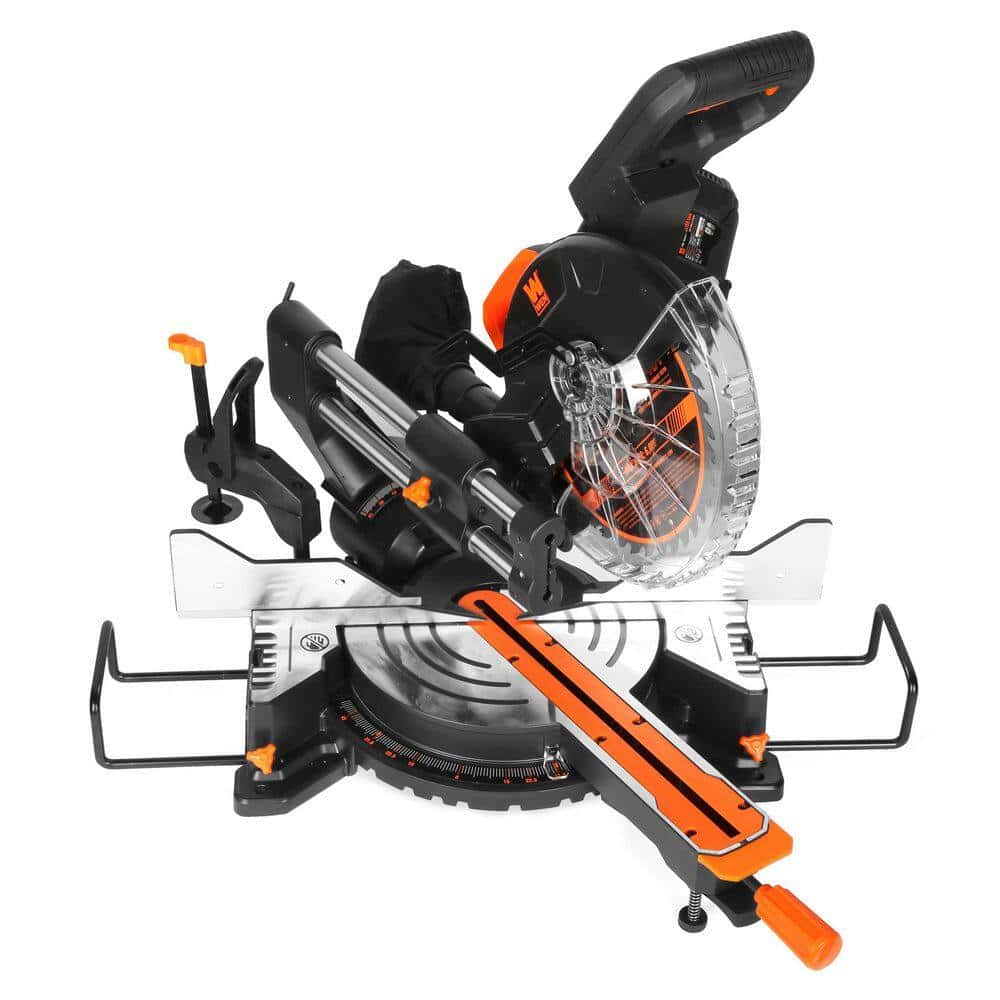 WEN MM1015 15 Amp 10 in. Dual Bevel Sliding Compound Miter Saw with LED Cutline