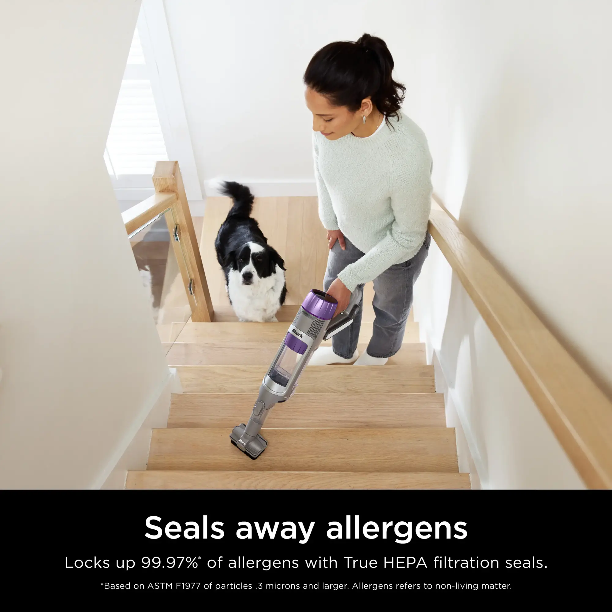Shark - Cordless PowerDetect Stick Vacuum with Powerful Suction and HEPA Filtration - Dark Gray