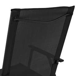 Mainstays Greyson Steel and Sling Folding Outdoor Patio Armchair - Set of 2, Black