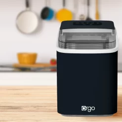 Orgo Products The Sierra Countertop Ice Maker, Bullet Shaped Ice Type, Black