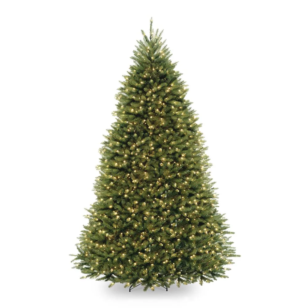 National Tree Company 9-ft Dunhill Fir Pre-lit Artificial Christmas Tree with Clear Incandescent Lights - Image 8