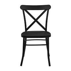 Better Homes and Gardens Collin Distressed Dining Chair, Set of 2, Rich Black Finish