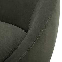 Better Homes & Gardens Mira Swivel Chair, Olive Velvet
