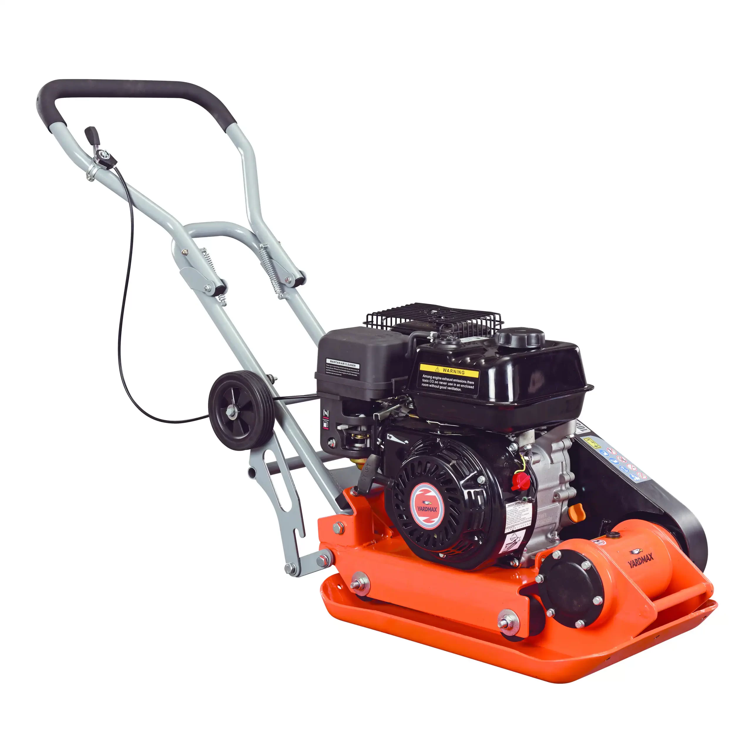 YARDMAX 2500LB plate compaction force plate compactor Concrete Vibrator