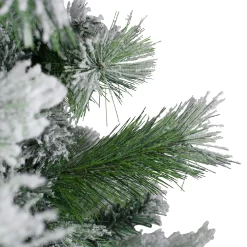 Northlight 6.5-ft Spruce Flocked Artificial Christmas Tree